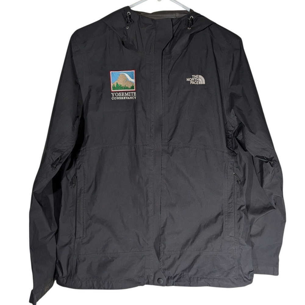 The North Face Dryzzle Jacket Gortex Waterproof Side Vents Black Women Large SEE